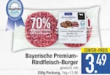 Aktuelles Bayerische Premium-Rindfleisch-Burger Angebot bei E center in Augsburg ab 3,49 €