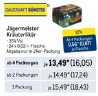 Kräuterlikör Angebote von Jägermeister bei Metro Witten für 16,05 €