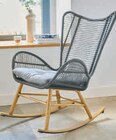Fauteuil à bascule sagone en promo à 179,00 € chez Hyper U Fauteuil à bascule sagone dans le catalogue Hyper U