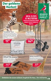 Aktueller Kiebitzmarkt Garten & Pflanzen Prospekt in Hamminkeln und Umgebung, "Der goldene Herbst!" mit 12 Seiten, 30.09.2025 - 08.10.2025