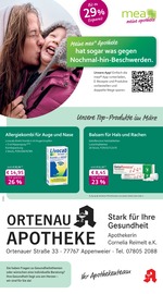 mea - meine apotheke Apotheken Prospekt der aktuellen Woche mit 4 Seiten, gültig von 01.03.2026 bis 31.03.2026, in Oberkirch und Umgebung Aktueller mea - meine apotheke Apotheken Prospekt in Oberkirch und Umgebung, "Unsere März-Angebote" mit 4 Seiten, 01.03.2026 - 31.03.2026