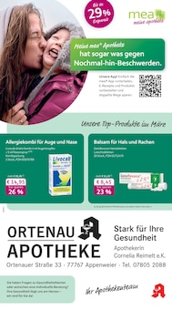 mea - meine apotheke Prospekt Unsere März-Angebote mit 4 Seiten