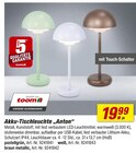 toom Baumarkt Weimar - Akku-Tischleuchte „Anton“ Angebot im Prospekt Akku-Tischleuchte „Anton“ bei toom Baumarkt im Weimar Prospekt für 19,99 €