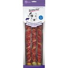 Dokas Hunde Snack 1 m Kaurolle aus Rinderhaut mit Ente 315 g bei Zookauf im Wiesloch Prospekt für 6,99 €