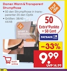 Damen Warm & Transparent Strumpfhose Angebote von Nur Die bei Netto Marken-Discount Amberg für 9,99 €