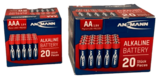 20 piles alcalines - Ansmann - Norma à Besançon 20 piles alcalines - Ansmann en promo chez Norma Besançon à 3,24 €
