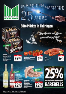 Marktkauf Prospekt WIR FEIERN MAGISCHE 25 JAHRE mit 2 Seiten