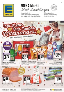 EDEKA Prospekt für Lechenbach mit 24 Seiten EDEKA Prospekt für Lechenbach: Aktuelle Angebote, 24 Seiten, 29.11.2021 - 04.12.2021