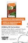 Gartendekor Angebote von GROW by OBI bei OBI Nordhausen für 10,99 €