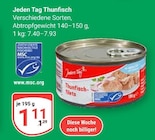Aktuelles Thunfisch Angebot bei GLOBUS in Siegen (Universitätsstadt) ab 1,11 €
