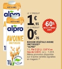 Boisson végétale avoine onctueuse - Alpro dans le catalogue E.Leclerc