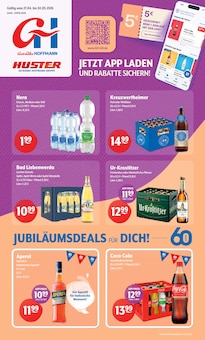 Coca Cola im Huster Prospekt "Aktuelle Angebote" mit 8 Seiten (Zwickau)