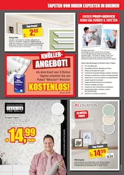 Tapete im Witthus Heimtex-Fachmarkt GmbH Prospekt in Oldenburg Aktueller Witthus Heimtex-Fachmarkt GmbH Prospekt mit Tapete, "TIEFPREIS-WOCHEN!", Seite 13