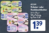 Kräuterbutter von Milsani für 1,39 € bei ALDI SÜD im Angebot Kräuterbutter von Milsani im aktuellen ALDI SÜD Prospekt
