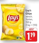 Chips im Angebot bei E center in Schwäbisch Gmünd Chips Angebote von Lay's bei E center Schwäbisch Gmünd für 1,19 €