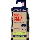 Boxers homme "my petit prix" - ATHENA - Carrefour à Boulogne-Billancourt Boxers homme "my petit prix" - ATHENA en promo chez Carrefour Boulogne-Billancourt à 11,99 €