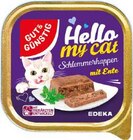 Aktuelle Katzenfutter Angebote bei EDEKA in Hamm Aktuelles Hello my cat Schlemmerhappen Angebot bei EDEKA in Hamm ab 0,25 €