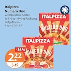Numero Uno Margherita von Italpizza im aktuellen V-Markt Prospekt für 2,22 €
