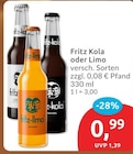 Fritz Kola bei budni im Timmendorfer Strand Prospekt für 0,99 €