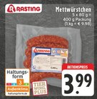 Mettwürstchen bei E center im Duisburg Prospekt für 3,99 €