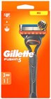 Fusion 5 Rasierer inkl. 3 Ersatzklingen von Gillette im aktuellen REWE Prospekt für 12,99 €