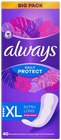 Slipeinlagen Daily Protect im REWE Prospekt Slipeinlagen Daily Protect von Always im aktuellen REWE Prospekt für 2,59 €