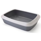 Promo Hygiène Chat – Savic Bac à litière Iriz 50 Gris – 50 x 37 x 14 cm à 9,99 € dans le catalogue Médor et Compagnie à Le Vigen