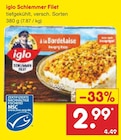 Schlemmer Filet von iglo für 2,99 € bei Netto Marken-Discount im Angebot Schlemmer Filet von iglo im aktuellen Netto Marken-Discount Prospekt