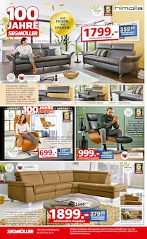Sofa im Segmüller Prospekt "Highlight Angebote" mit 54 Seiten (München)