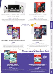 Prix et réduction Pokémon dans le prospectus Fnac en cours Offre Pokémon dans le catalogue Fnac du moment à la page 71