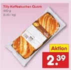 Tilly Kaffeekuchen Quark Angebote bei Netto Marken-Discount Mönchengladbach für 2,39 €