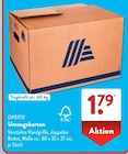Umzugskarton Angebote von Expertiz bei ALDI SÜD Kaufbeuren für 1,79 €