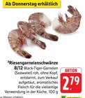 Riesengarnelenschwänze 8/12 Black-Tiger-Garnelen Angebote bei E center Neunkirchen für 2,79 €