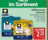 Balance Kaffee Pads im Angebot bei Marktkauf in Bautzen Balance Kaffee Pads Angebote von EDEKA Herzstücke bei Marktkauf Bautzen für 2,22 €
