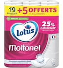 Papier toilette Moltonel - LOTUS en promo à 9,45 € chez Supermarchés Match Papier toilette Moltonel - LOTUS dans le catalogue Supermarchés Match