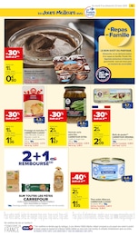 Offre Conserve de thon dans le catalogue Carrefour Market du moment à la page 7