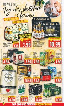 Bier im E center Prospekt "Aktuelle Angebote" mit 22 Seiten (Falkensee)