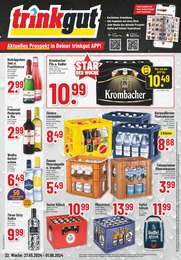 Aktueller Trinkgut Getränkemärkte Prospekt für Kalenborn: Aktuelle Angebote mit 6} Seiten, 27.05.2024 - 01.06.2024