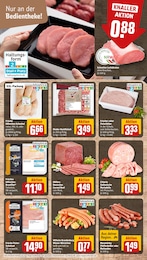 Hähnchenschenkel Angebot im aktuellen REWE Prospekt auf Seite 8