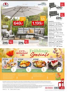 Sonnenschirm im XXXLutz Möbelhäuser Prospekt "NR. 1 BEIM PREIS" mit 24 Seiten (Duisburg)