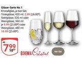 Gläser-Serie No.1 im Angebot bei GLOBUS in Pulheim Gläser-Serie No.1 Angebote von Bohemia Cristal bei GLOBUS Pulheim für 7,99 €
