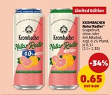 Natur Radler Grapefruit 0.0% Angebote von Krombacher bei Penny Rodgau für 0,65 €