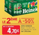 Bière - HEINEKEN - Supermarchés Match à Calais Bière - HEINEKEN en promo chez Supermarchés Match Calais à 4,70 €