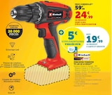 Perceuse Visseuse TC-AS 18 LI-SOLO - Einhell - Hyper U à Aix-en-Provence Perceuse Visseuse TC-AS 18 LI-SOLO - Einhell en promo chez Hyper U Aix-en-Provence à 19,99 €