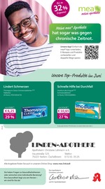 Aktueller mea - meine apotheke Apotheke Prospekt in Mühlacker und Umgebung, "Unsere Juni-Angebote" mit 4 Seiten, 01.06.2025 - 30.06.2025