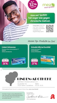 Aktueller mea - meine apotheke Prospekt (Niefern-Öschelbronn, 4 Seiten zum blättern mea - meine apotheke Prospekt Unsere Juni-Angebote mit 4 Seiten