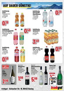 Coca Cola im Trinkgut Prospekt "Aktuelle Angebote" mit 4 Seiten (Augsburg)