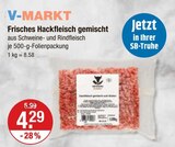 Frisches Hackfleisch gemischt Angebote bei V-Markt Regensburg für 4,29 €