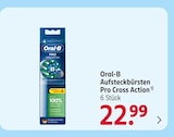 Aufsteckbürsten Pro Cross Action von Oral-B im aktuellen Rossmann Prospekt für 22,99 €