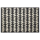 Fußmatte schwarz/beige von HÅLLPLATS für 6,99 € bei IKEA im Angebot Fußmatte schwarz/beige von HÅLLPLATS im aktuellen IKEA Prospekt
